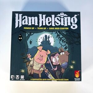 NEW Ham Helsing Adventure Board Game Graphic Novel Monster‎ Hunting Pig Ages 10+